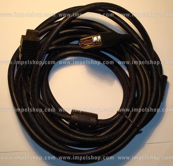 HDMI - DVI (24 + 5 PIN) CABLE 5,0M