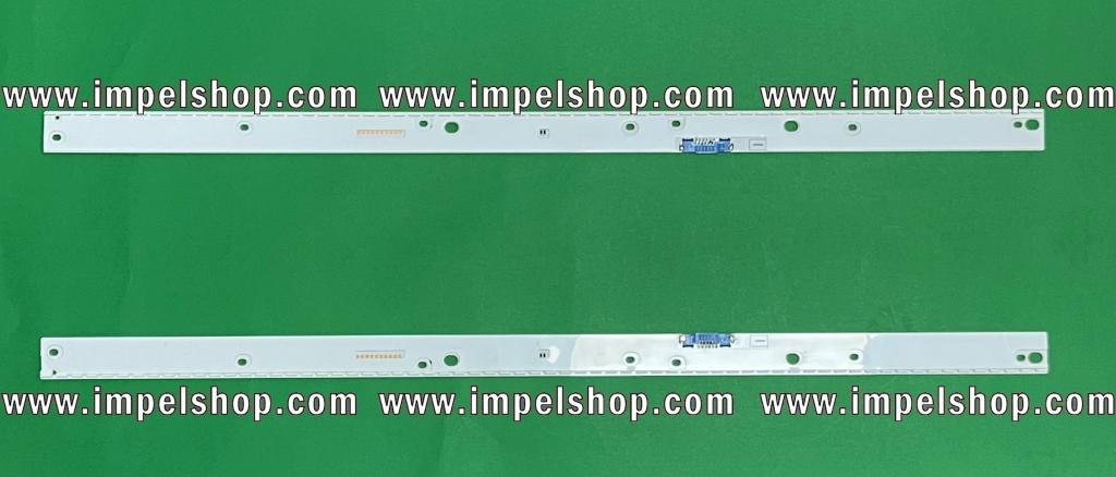 Led backlight strip for tv  SAMSUNG 55" set 2pcs ,  1pcs X BN96-39595A & 1pcs X BN96-39596A , 66LED , 600MM