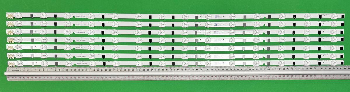 Led backlight strip for tv SAMSUNG set 42" 7pcs X D2GE-420SCA-R3 9LED , 2013SVS42F L 9 REV1.9  ,  BN96-25306A & 7pcs X D2GE-420SCB-R3 5LED , 2013SVS42F R 5 REV1.9 , BN96-25307A