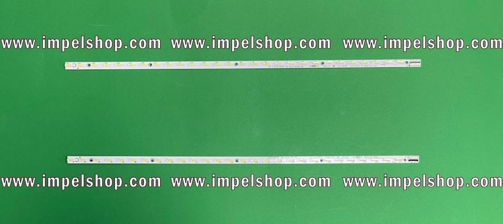 Led backlight strip for tv  SHARP 50"  EDGE set 2pcs  , V500H1-LS5-TREM6   28LED   X 1pcs  &   V500H1-LS5-TLEM6   28LED   X 1pcs  ,  315MM , 6V
