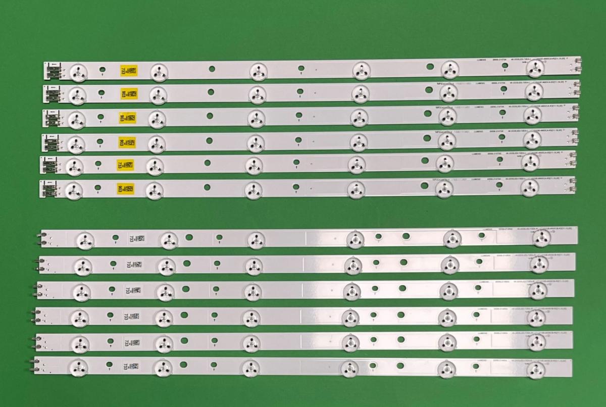 Led backlight strip for tv  SAMSUNG 46" set 12pcs ,   D1GE-460SCA-R2 , BN96-21479A X 6pcs & D1GE-460SCB-R2 , BN96-21480A X 6pcs , BN96-24110A BN96-24111A