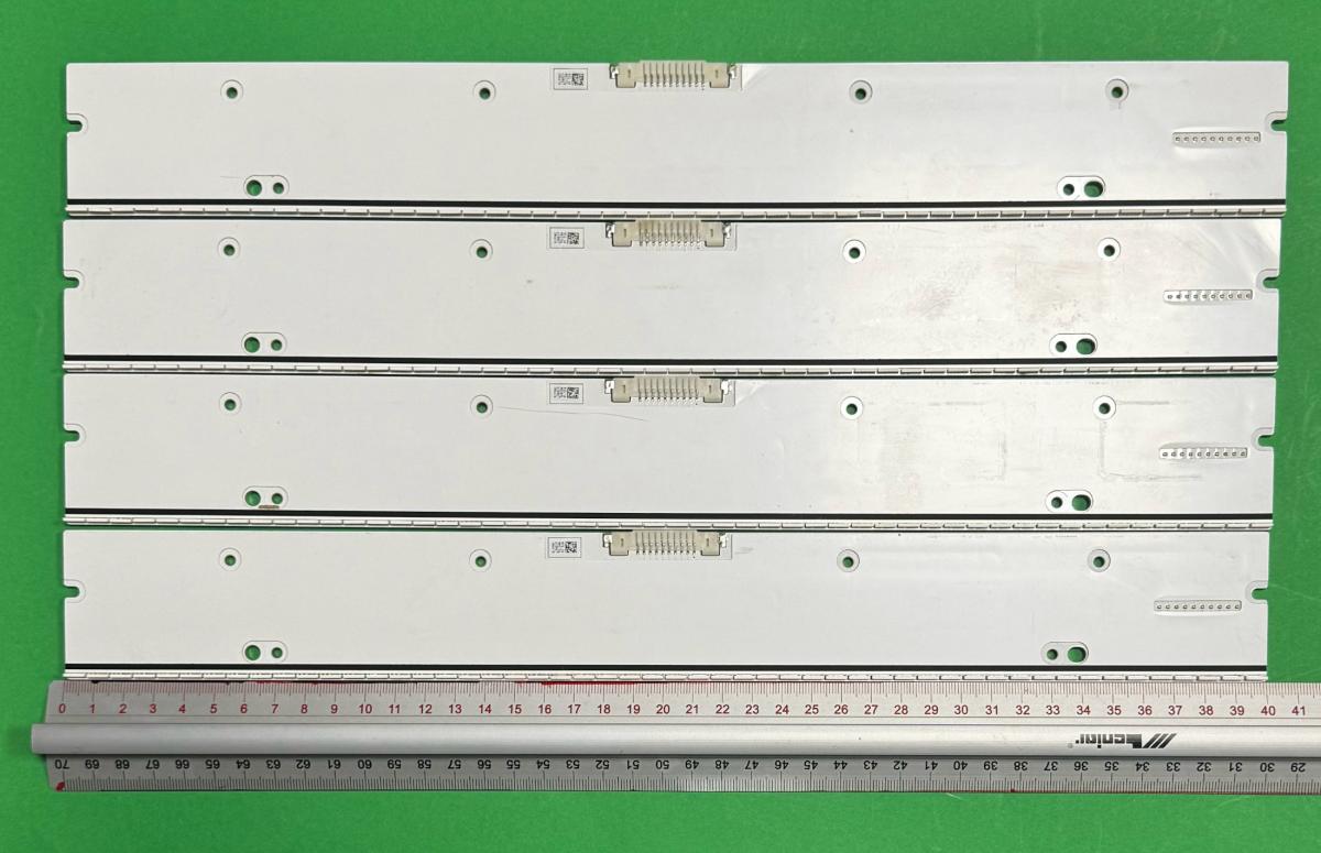Led backlight strip for tv  SAMSUNG 65" EDGE set 4pcs x VU90-650SM0-R2 , BN96-30666A / BN96-30667A , 52LED , 400MM