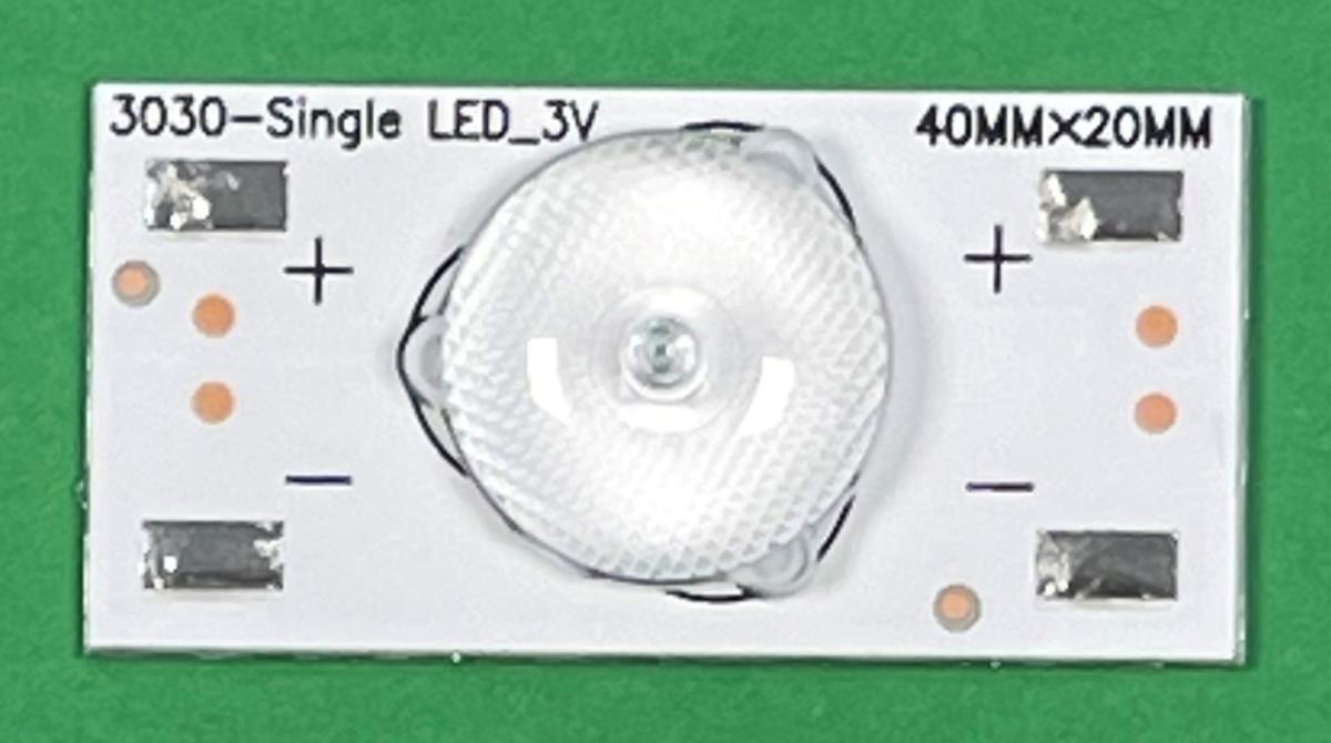 Universal len for led bar round with led diode , VOLTAGE : 3V , DIAMETER : 16MM , HEIGHT : 5,5MM
