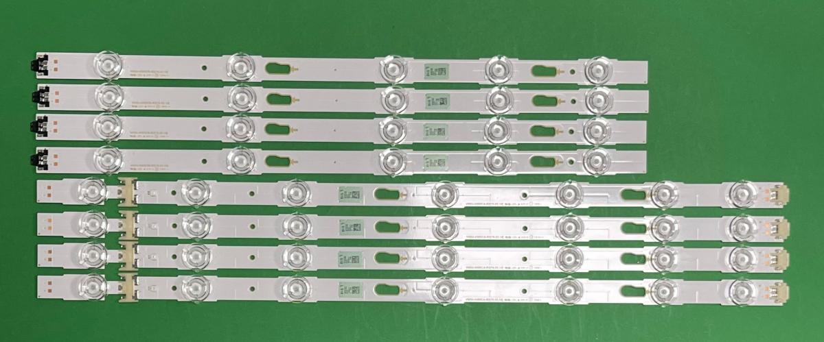 Led backlight strip for tv  SAMSUNG 43" set , 4PSC X V6DU-430DCA-R2 ,7LED & 4pcs X V6DU-430DCB-R2 , 5LED , BN96-39781A & BN96-39782A , LM41-00269A & LM41-00268A