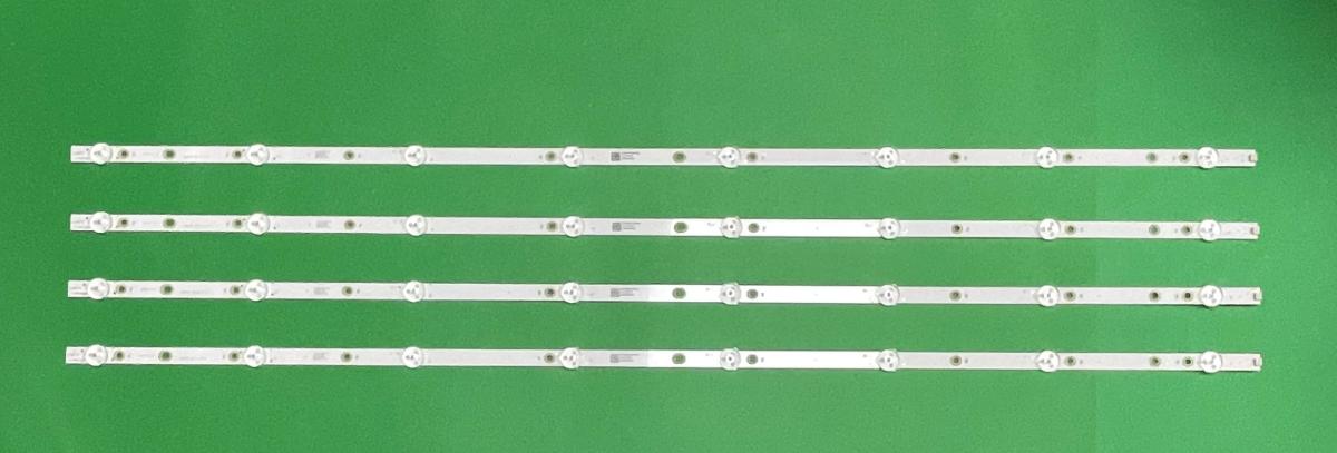 Led backlight strip for tv PHILIPS 43" set 4pcs X LB43104 V0_02 , LBM430M0801-BW-3 , 847MM