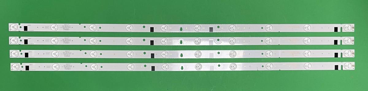 Led backlight strip for tv SUNNY / MANTA 40" set 4pcs X ZDCX40D10-ZC14F-02 , 10LED , 3V , 785MM
