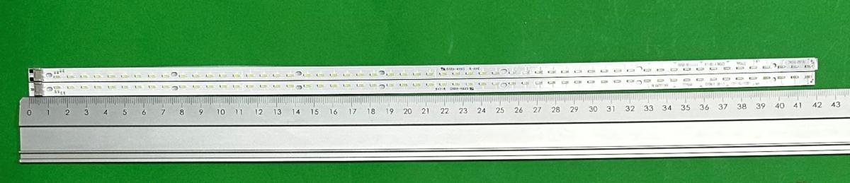 Led backlight strip for tv  PANASONIC 37" set 2pcs ,1pcs x NLAW20102L & 1pcs x NLAW20102R , 56LED , 418MM , 6V ,