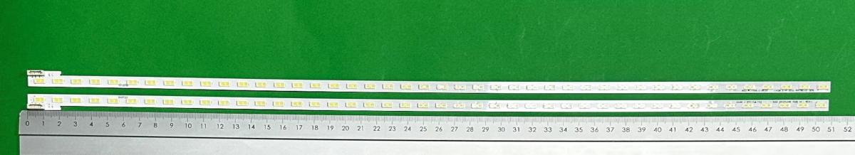 Led backlight strip for tv SONY 46" set 2pcs , 1pcs x SLED 2012SLS46 7030 44 L REV1.1 , 44LED , 6V , 509MM & 1pcs x SLED 2012SLS46 7030 44 R REV1.1 , 44LED , 6V , 509MM , LJ64-03363A ,