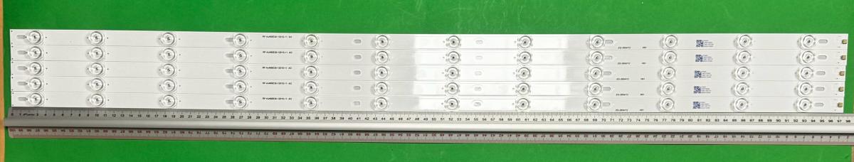 Led backlight strip for tv  SHARP 49" set 5pcs X RF-AJ490E30-1201S-11 A0 , 12LED , 978MM , 3V ,