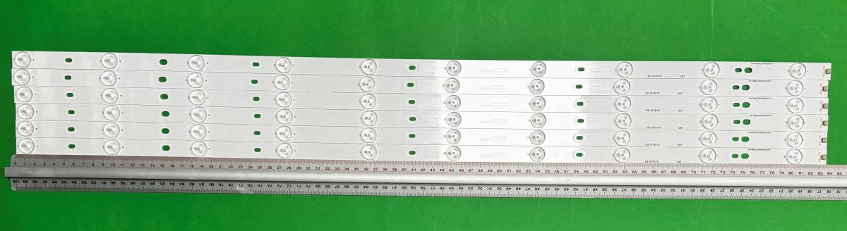 Led backlight strip for tv  SHARP 42"  set 6pcs X LB-F3528-GJD2P5420410-H , 10LED , 840MM , 3V ,