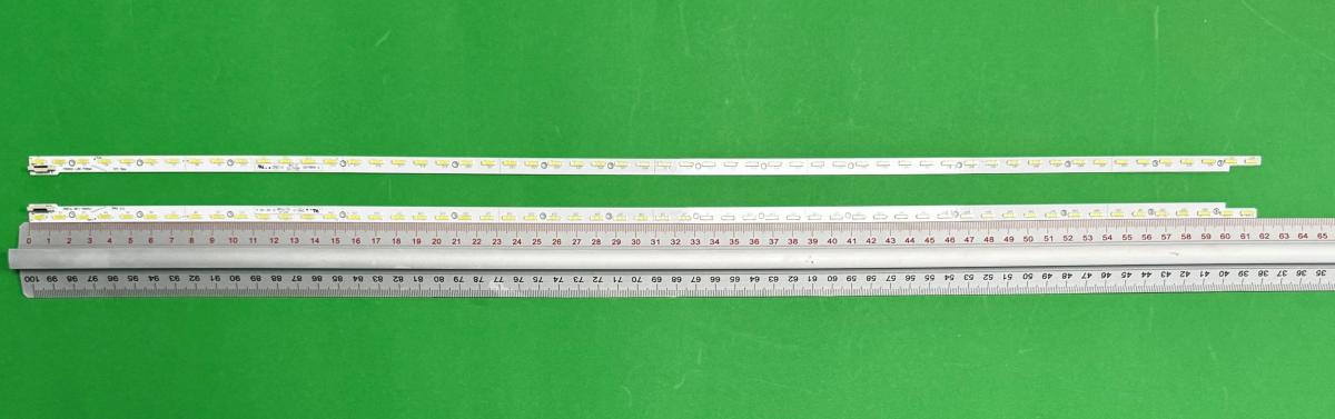 Led backlight strip for tv  SHARP 50" set 2pcs , 1pcs X V500H1-LE6-TLEM2 & 1pcs X V500H1-LE6-TREM2 , 56LED , 6V , 618MM ,