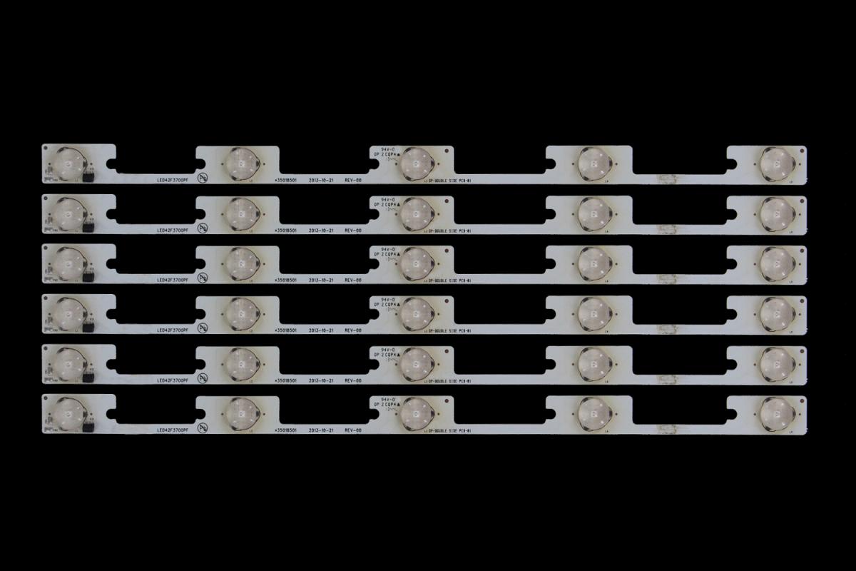 Led backlight strip for tv  KONKA 42" set 6pcs x KONKA LED42F3700PF *35018501 2013-10-21 REV-00